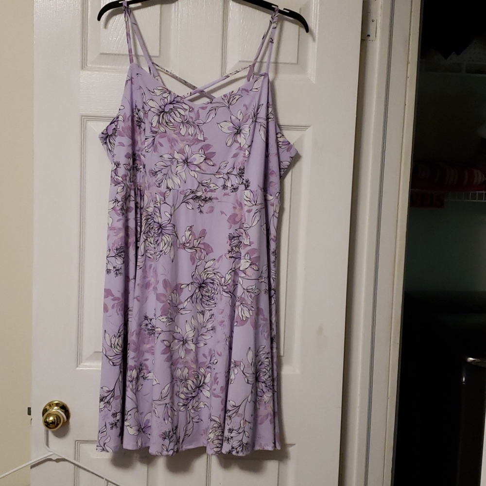 Torrid 3 lavender dress